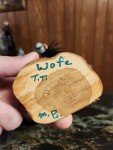 Hand-Carved Vintage Wolf Soapstone Sculpture