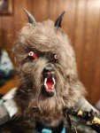 Hand-Carved Vintage Wolf Soapstone Sculpture