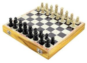 Handmade Marble Chess Set with Classic Design