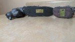 Vintage Canadian Hand-Carved Wolf Sculptures Set