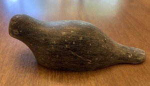 Inuit Soapstone Seal Carving - Vintage Piece