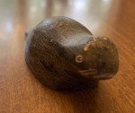 Inuit Soapstone Seal Carving - Vintage Piece