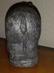 Handcrafted Wolf Soapstone Sculpture Carving