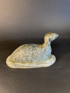 Signed Soapstone Bird Sculpture by DIMU