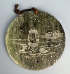 Inuit-Style Soapstone Disk Carvings by Dieter Muchenheim