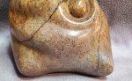 Inuit Mother & Child Soapstone Carving by Sharon Spenser