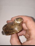 Inuit Hand-Carved Soapstone Seal Otter Figurine