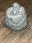 Inuit Soapstone Carving: Mom and Baby Statue