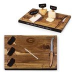 Georgia Bulldogs Picnic Cheese Board & Knife Set