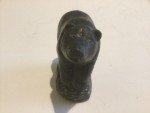 Hand-Carved Wolf Soapstone Sculpture - 4.25