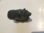 Hand-Carved Wolf Soapstone Sculpture - 4.25