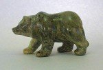 Soapstone Walking Bear Carving - Item #1100-5