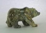 Soapstone Walking Bear Carving - Item #1100-5
