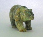 Soapstone Walking Bear Carving - Item #1100-5