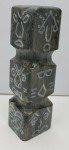1960s Soapstone Carved Totem Sculpture by DIMU