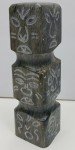 1960s Soapstone Carved Totem Sculpture by DIMU