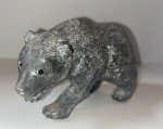 Hand-Carved Bear and Wolf Soapstone Sculpture