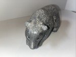 Hand-Carved Bear and Wolf Soapstone Sculpture