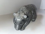 Hand-Carved Bear and Wolf Soapstone Sculpture
