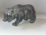 Hand-Carved Bear and Wolf Soapstone Sculpture