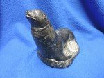 Al Wolf Seal Sculpture - Hand-Signed Art