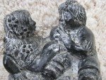 Handmade Canada Al Wolf Soapstone Sculpture