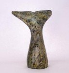 Whale Tail Soapstone Carving #3450-6