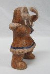 Yupik Inuit Soapstone Walrus Dancer Sculpture