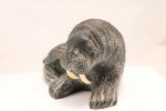 Walrus Soapstone Sculpture by Al Wolf