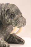 Walrus Soapstone Sculpture by Al Wolf