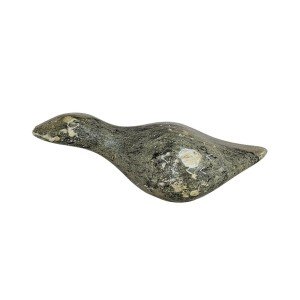 Handmade Inuit Soapstone Duck Goose Carving - 4
