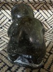 Silassi Tuki Inuit Soapstone Man Carving