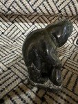 Silassi Tuki Inuit Soapstone Man Carving