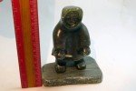 Soapstone Eskimo Seal Hunter Figurine - DIMU Design