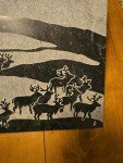 Soapstone Inuit Carving: Reindeer, Caribou, Elk