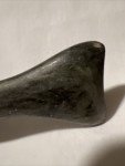 Inuit Style Soapstone Whale Carving - 11.5