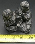Handmade Soapstone Figurine of 2 Children