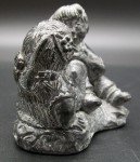 Handmade Soapstone Figurine of 2 Children