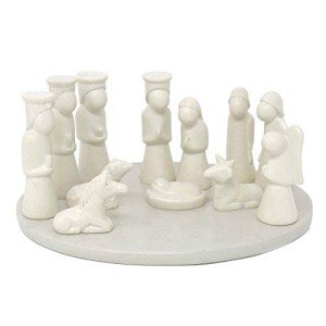 Hand-Carved Soapstone Christmas Nativity Set - Kenya