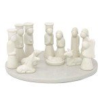 Hand-Carved Soapstone Christmas Nativity Set - Kenya