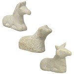 Hand-Carved Soapstone Christmas Nativity Set - Kenya
