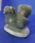 Inuit Soapstone Bird Carving - 2.5" x 3
