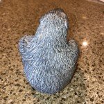 Hand Carved Soapstone Wolf and Bear Family
