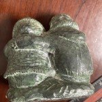 Handmade Wolf Soapstone Sculpture from Canada