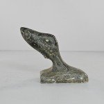 Dimu Signed Soapstone Inuit Salmon Carving 3