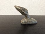 Signed DIMU Stone Carved Salmon Figurine 2.75