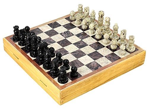 Handcrafted Soapstone Chess Set by OL