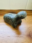 Signed Soapstone Walrus Seal Sculpture by DIMU