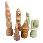 Hand-Carved Soapstone Animal Chess Set - 15