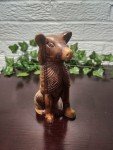 Hand-Carved 5.75" Wolf Soapstone Sculpture